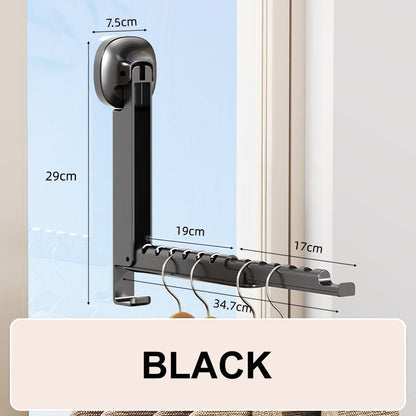 🔥Hot Sale 50% OFF🔥 Suction Cup Extendable Folding Drying Rack – No-Drill, Space-Saving, for Bathroom Balcony 👚