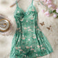 Lingerie feminina sexy com racha e detalhes em renda