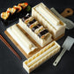 💞 Mais de 50.000 kits vendidos! 🍣✨ O preço mais baixo do ano! Kit de Moldes para Sushi — sem ter de enrolar; basta pressionar para moldar. Prepare rolinhos de sushi caseiros perfeitos em poucos minutos! 🎁💖