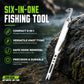 ⏳Oferta por tempo limitado com 50% de desconto⏰ Ferramenta multifuncional 6 em 1 para pesca em aço inoxidável: removedor de anzóis e amarrador de nós🎣🐟