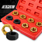 Conjunto de 8 peças de ferramentas para reparação de roscas de parafusos automóveis