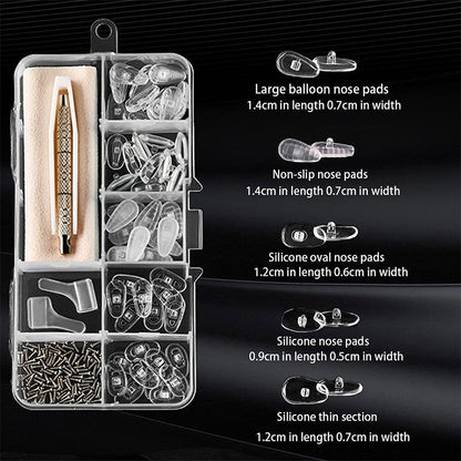 ⏳Oferta Especial por Tempo Limitado⏰Kit de Reparação de Plaquetas Nasais para Óculos