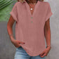 ✨Blusa de verão para mulher com decote em V