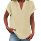 ✨Blusa de verão para mulher com decote em V