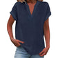 ✨Blusa de verão para mulher com decote em V