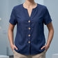 ✨Blusa casual de verão para mulher com decote em V