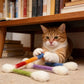 😻Interactive Swab Cat Toy with Catnip