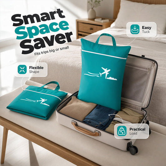 (Compre um e leve outro grátis) 🧳 Saco de lavandaria grande e impermeável para viagem 💧