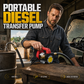 ⛽ 50% OFF NOW! 🚜 Diesel Transfer Pump – 25GPM Flow, 12V/24V/220V Options – Move Fuel Fast for Farms, Garages & Job Sites ⚡