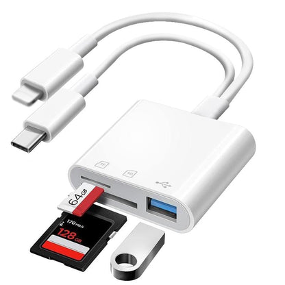 ⏳50% DESCONTO!!🔥Leitor de cartões SD/TF/USB