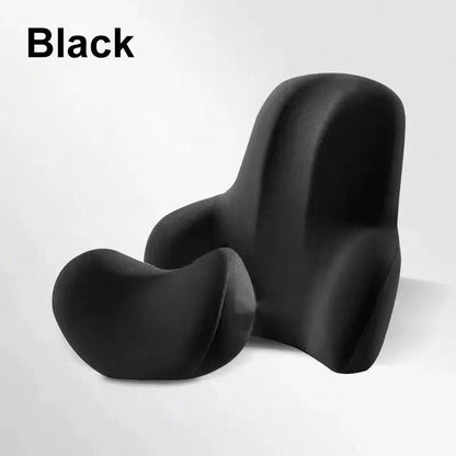 ⏳Limited-time 50% off⏰Memory Foam Headrest & Lumbar Support for Car Seat🚗🛋️