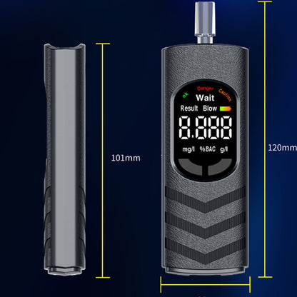 📢📢50% DESCONTO!! ⏰Testador de álcool recarregável com ecrã LCD e aviso de voz