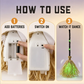 🧙 Animated Witch Broom Halloween Decoration with Lights and Sound