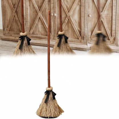 🧙 Animated Witch Broom Halloween Decoration with Lights and Sound