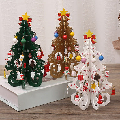 🎄 POR TEMPO LIMITADO - 50% DESCONTO! 💥 Kit de enfeites de Natal em madeira para montar - Festivo, artesanal e divertido ✨