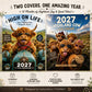 🐮 Calendário de Parede Divertido com Vaca das Terras Altas 2027🗓️ | Calendário de Parede A4 |🎁 Design by Isabel Kline 🎨📆