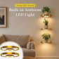 📢📢50% DESCONTO!! ⏰Prateleira de parede flutuante com iluminação LED ambiente integrada