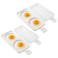 📢📢50% OFF !! ⏰Fast Microwave 2-Well Egg Cooker