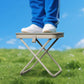 Portable Folding Stool with Handbag Design