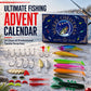 🎄Calendário do Advento de Natal com Iscas Artificiais para Pesca, incluindo Colheres Popper Minnow