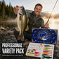 🎄Calendário do Advento de Natal com Iscas Artificiais para Pesca, incluindo Colheres Popper Minnow