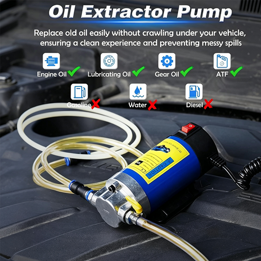 🛠️ Kit Bomba de Extração de Óleo 12V – Bomba Portátil para Transferência de Fluidos em Óleo de Motor