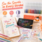 🎨 Quick-Drying Sparkle Pen Set for Cards, Planners and Scrapbooks