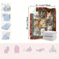 ⏳ Oferta especial do último dia: 50% de desconto!! 🐱💤 Manta confortável para gatos com 9 painéis – flanela super macia, reversível, perfeita para sofás, camas e viagens 🌙✨