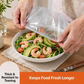 🎉 2026 Sale — Over 41,200 Sold!🥗Elastic Disposable Food Fresh‑Keeping Covers 🥡