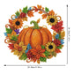 🍂 Autumnal Pumpkin Diamond-Pattern Wreath to Hang – Complete DIY Kit