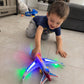 ✈️ 50% DESCONTO POR TEMPO LIMITADO! ✨ Avião de Brinquedo Elétrico com Som e Luzes LED – Sistema "Bate e Volta", Estimulação Sensorial e Resistente a Impactos 🎵