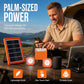 ❄️Summerfresh 50% OFF!☀️Portable Solar Power System – USB/Type-C Solar Generator with 2 LED Lights