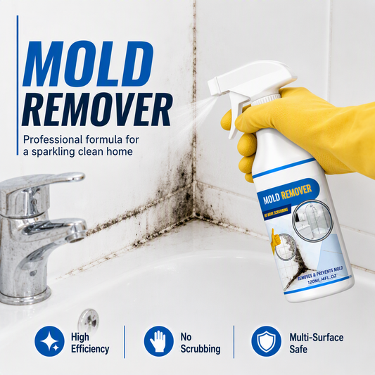 🌿Spray removedor de bolor para limpeza profunda de paredes