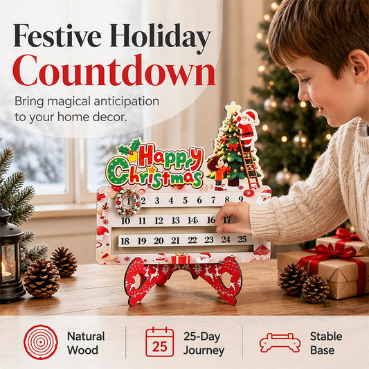 ⏳⏳Wooden Christmas 25-Day Advent Countdown Calendar