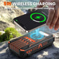 📢📢50% DESCONTO!! ⏰Power Bank Solar de 20000mAh com Lanterna LED