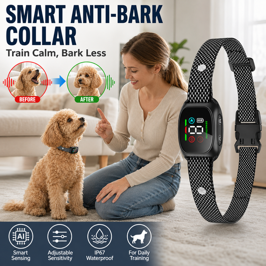 🌤️Coleira anti-latido inteligente para cães