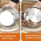 🎉 2026 Sale — Over 32,000 Sold!🍤 304 Stainless Steel Tempura Fryer Pot‑With Thermometer & Drain Rack 🍳