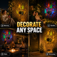 ✨Luminária de projeção decorativa solar para parede exterior