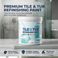 ⏳Oferta por tempo limitado com 50% de desconto⏰Kit de tinta premium para renovação de azulejos e banheiras