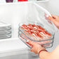 🎉 2026 Sale — Over 37,000 Sold!🥡 Clear Stackable Fridge Food Storage Container‑With Tight Lid 🧊