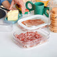 🎉 2026 Sale — Over 37,000 Sold!🥡 Clear Stackable Fridge Food Storage Container‑With Tight Lid 🧊