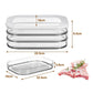 🎉 2026 Sale — Over 37,000 Sold!🥡 Clear Stackable Fridge Food Storage Container‑With Tight Lid 🧊