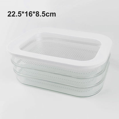 🎉 2026 Sale — Over 37,000 Sold!🥡 Clear Stackable Fridge Food Storage Container‑With Tight Lid 🧊