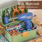 💞Mais de 50.000 unidades vendidas! 🔧🧒 50% de desconto! Kit de Ferramentas Educativas DIY para Crianças - Conjunto de Construção STEM, inclui berbequim, mais de 124 peças e caixa organizadora 🛠️✨