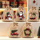 🎉 2026 Sale — Over 23,000 Sold!🎄 Christmas Drawstring Gift Bags‑Santa & Reindeer Polyester Pouches 🎁