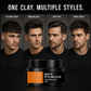 ✨Creme modelador de cabelo masculino, leve e de fixação forte