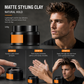 ✨Creme modelador de cabelo masculino, leve e de fixação forte