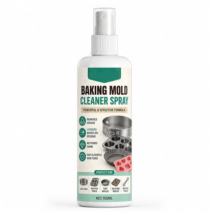 Spray de limpeza suave para formas de bolos