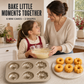 🎁Forma de mini bolo Bundt antiaderente com várias cavidades
