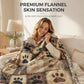 🐶POR TEMPO LIMITADO: 50% DESCONTO! 🐾Cobertor de Flanela Macia com Estampado de Patinhas – Acolhedor, Quentinho e Bonito para Decorar a Casa 🛌